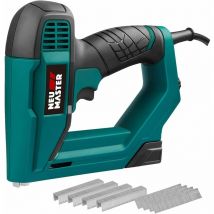 Neu Master - Agrafeuse Électrique NTC0060 Cloueur Electrique pour les Projets de Bricolage en Ameublement, Menuiserie et Travail du bois, y Compris