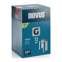 Novatools - Agraphe plat g type 11 W10,6xL12mm fil W.1,25mm 5000 pièces.NOVUS
