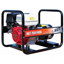AGT - 7501 hsb Generatore di corrente 6 kw Monofase 4 Tempi honda GX390