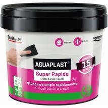 Aguaplast - Super Rapido, stucco per muro bianco pronto all'uso - essicazione rapida entro 15 minuti 1kg