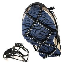 1 paire de crampons antidérapants universels antidérapants pour chaussures de neige - Dispositif de traction pour randonnée, marche, jogging