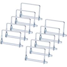 Ahlsen - 10 pack Goupille de blocage d'arbre , 5/16 pouces Pto goupille de verrouillage avec retenue de fil carré pour jardin de pelouse de remorques