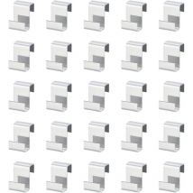 100pièces Clips Serre-Z Accessoires de Serre en Acier Inoxydable Clips de Serre Résistant aux Intempéries Pour la Fixation de Panneaux de Serre en