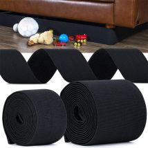Ahlsen 1085in Under Couch Blocker pour Bébé & Animaux Jouet Planche de Blocage sous Les Meubles Réglable Gap Bumper Under Bed Sofa Furniture
