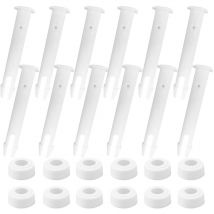 12 pcs Goupilles De Piscine,goupilles goupilles de Rechange,Joints de Piscine en Plastique,Goupilles en Plastique,Joints de Piscine,Broche pour Cadre