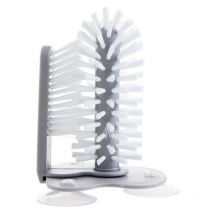 1Pcs Brosse Bouteilles Nettoyage Verre Brosses,Brosse à Verre,Ventouse Murale Lavage Pot Rotative, Tasse Verre Double Face Brosse,Tasse Verre avec