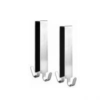 Ahlsen - 2 Crochets de Porte de Douche allongés en Paquet de 2. Crochets de Porte pour Crochets de Porte de Douche en Verre sans Cadre. Crochets