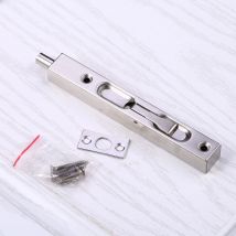 2 Pièces Loquet Caché de Porte Boulon de Sécurité, Loquet Coulissant de Poignée à Levier, Verrous et Boulon Loquet de Porte Dissimulés - Ahlsen