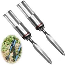 2 Pièces Support de Pêche au Sol en Acier Inoxydable, Support de Canne à Pêche Porte, Support au Sol pour Canne à Pêche, pour Canne à Pêche, pour