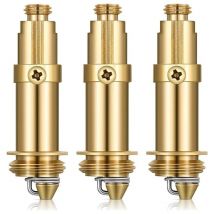 Ahlsen - 3 Pcs Bassin Pop-up Boulon à ressort en laiton Ressort Bouchon En Laiton pour La Plupart Des Évier Baignoire Bassin Drain Bouchon à Ressort