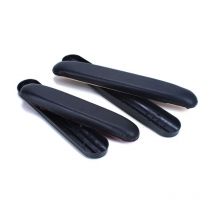 4-pack Of Upholstered Armrests, Universal Armrest Pads, Replacement Leather Armrest Pads,270mm,noir - Ahlsen