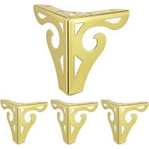 4 Pièces Pieds de Canapé de Meubles,(Doré)10CM - Ahlsen