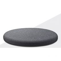 40 × 40 Galette de Chaise Ronde Coussin Rond Chaise Galettes de Chaise,Tissu en Coton tricoté,Confortable et Respirant,gris - Ahlsen