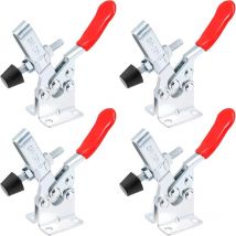 Ahlsen - 4pcs Pince à Genouillère, dispositif de serrage à genouillère, outil à main, capacité de maintien environ 90 kg, antidérapant, desserrage