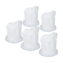 5 filtres à poussière adaptés au Vorwerk Kobold VC100 Set de filtres Aspirateur à batterie VC100 vc 100 Filtre d'aspirateur Pièces de rechange