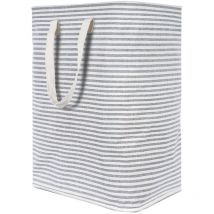 72L Grand Organiser Paniers pour Vêtements Stockage, Cordon Paniers à Linge, Pliable Sac à Linge - Ahlsen
