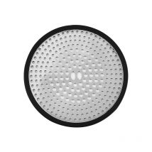 Ahlsen - Abflusssieb – Duschfilter – Abflussabdeckung – Haarfänger für die Dusche – Haarfänger für die Dusche – Abflussöffner – rundes Metall – 11 cm