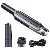 Ahlsen Aspirateur Voiture, Aspirateur a Main sans Fil, aspirateur sans Fil Voiture Portable USB Charge 120W 4000mAh avec Filtre Lavable pour Maison,