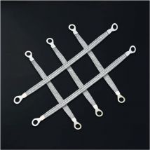 Bande de Mise à la Masse, Cuivre Tressé Sangle De Terre De Cuivre Plat Tressé, Moteur Bande de Mse à la Masse en Cuivre, Bande de Mise à la Terre