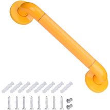 Ahlsen - Barres d'Appui Salle Bain,Poignée Salle Bain Acier Inoxydable,avec Vis et Tube d'Expansion, pour Baignoires et Toilettes Handicap Seniors