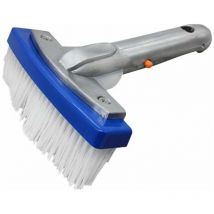 Ahlsen - Brosse de piscine de 14 cm - Mini brosse de nettoyage de piscine - Pour les taches tenaces, les marches, les échelles, le périmètre de