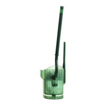 Ahlsen - brosses wc améliorées, brosse wc à long manche, brosse wc fine et compacte – Brosse wc robuste, nettoyage en profondeur, avec brosse plate