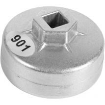 Clé pour filtre à huile, Cloche de Filtre à Huile 65mm, Clé pour bouchon de filtre à huile en aluminium à 14 flûtes, outil de suppression de douille