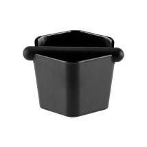 Coffee Knock Box, Boite à Bac Marc a Cafe Pot Seau en Acier Inoxydable Grind Dump Seau Conteneur pour Café à la Maison Cafetière à Thé au Lait
