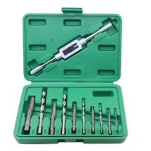 Ahlsen - Coffret de 11pcs Extracteurs de Vis, Goujons, Boulons Cassés Endommagés M3-M12 avec Forets