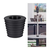 Ahlsen - Cône de Parapluie Support de Base, pour Ouverture et Stabilité du Trou de Table Patio ou Support de Base pour Parasol, Pied de Parasol, 1.5'