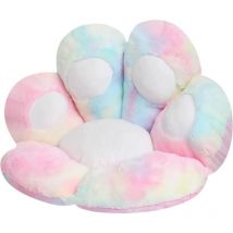 Coussin de siège, coussin de dossier patte de chat coussin de siège coussin de chaise coussin de siège confort en peluche (70x60cm, couleur) - Ahlsen