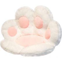 Coussin de siège, coussin de siège de coussin de dos de patte de chat Coussin de siège de coussin de chaise de patte de chat mignon confort en