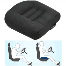 Coussin Voiture rehausseur, rehausseur voiture adulte, Coussin d'élévation de siège de Voiture pour Le soulagement et Le Confort avec Maille