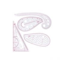 Couture Règle 4 Pièces Règle Métrique Règle de Courbe pour la Couture Modèle de Dessin Outil Sur Mesure pour Vêtements de Bricolage - Ahlsen