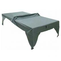 Couverture anti-poussière pour table de ping-pong d'extérieur grise, pratique, imperméable, facile à nettoyer - Résistant à l'usure,pour la