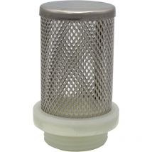 Ahlsen Crépine d'aspiration pour clapets anti-retour 3/4", panier en acier inoxydable, DN20