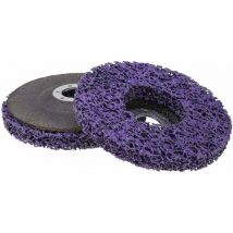 Ahlsen - Disque de Nettoyage, 2 Pièces csd Disque Violet Purple Meuleuse D'angle Disques de Nettoyage en Nylon pour D'angle Mauve 125 mm,