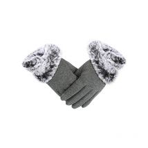 Ahlsen Femme Dame Hiver Chaud Gants, Gants Femme Hiver Tactiles Chauds Épaisse Écran Tactile d'hiver pour Femmes, Femme Gants d'hiver en Tricot avec