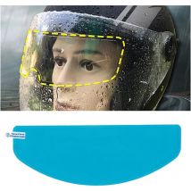 Film Anti-Buée Pour Casque Moto, Protection Universelle De La Visière Anti Buée, Film De Protection Universel Transparent Autocollant Visière Casque