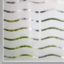 Ahlsen - Film Occultant Fenêtre 3D Window Film Etirable Bloc de Lumière pour Décoration et Protection Non Adhesif Anti-UV pour Cuisine Home Office