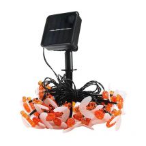 Guirlande lumineuse solaire de jardin 50 led - 7 m - 8 modes - Étanche - Pour extérieur et intérieur - Pour clôture, pelouse, patio, fête d'été,