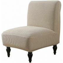 Ahlsen Housse de Chaise 1 Place sans accoudoirs Housse de Fauteuil Extensible Housse de Protection de Fauteuil Housse de Chaise sans accoudoirs