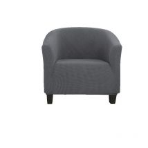Ahlsen - Housse de fauteuil extensible jacquard avec accoudoirs pour fauteuil de café, chaise de club, fauteuil de relaxation, housse extensible