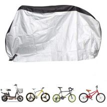 Housse de Protection pour Vélo Imperméable Anti-Pluie Anti-poussière Anti-Chaleur Bâche de Moto Bicyclette Vélo 200X70X110cm - Ahlsen