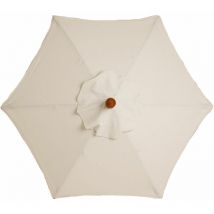 Ahlsen - Housse de rechange pour parasol - 6 baleines - Diamètre 2m - Imperméable - Protection uv - Tissu de rechange - Beige