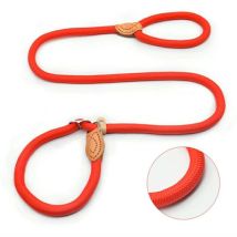 Laisse Chien Corde 1.4cm x 180cm Laisse pour Chien en Nylon avec Poignée Rembourrée Réfléchissant Laisse Coulissante Aux Chiot, Petits, Moyens et