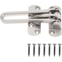 Loquet de Porte pour sécurité de la maison, barre oscillante, verrous de porte d'entrée secondaire pour maison, hôtel, appartement (Argenté) - Ahlsen