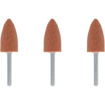 Lot de 3 Meules à Rectifier et Meuler en carbure de silicium 10mm - Ahlsen