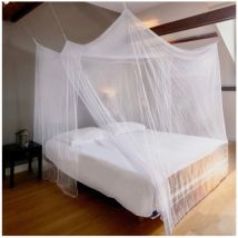 Moustiquaire couvre-lit queen size kit de suspension à deux ouvertures pour vous protéger et moustiquaire king size insectifuge - Ahlsen