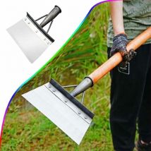 Ahlsen - Multipurpose Garden Cleaning Shovel, Manganese Steel for Landscaping, Weeding, Planting, Garden Scraping, Agricultural Shovel, Weeding Tools